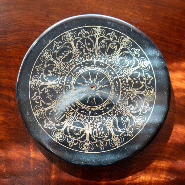 Black Agate (Zodiac) Incense Burner