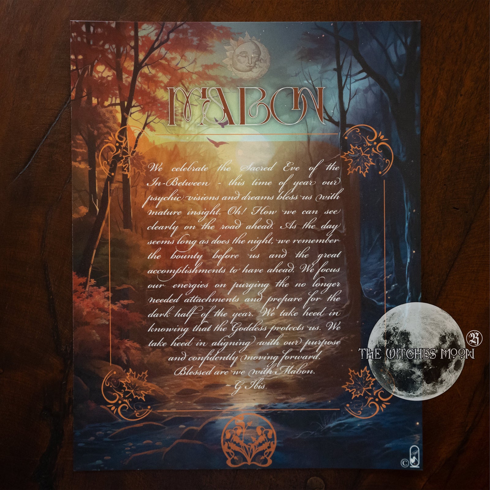 Mabon Book of Shadows Artwork