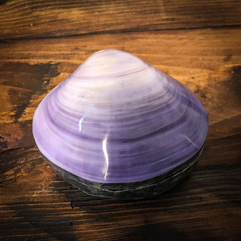 Hand-Carved Purple Soap Stone Box
