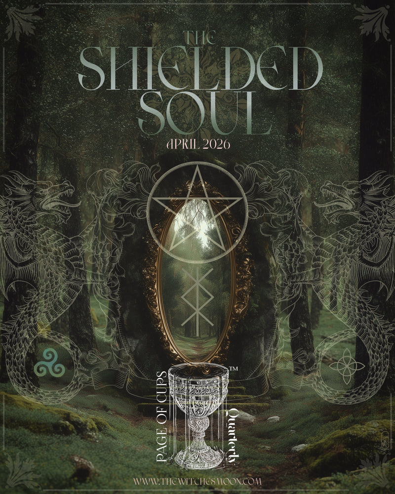 The Page of Cups Quarterly™ ~ The Shielded Soul ~ April 2026