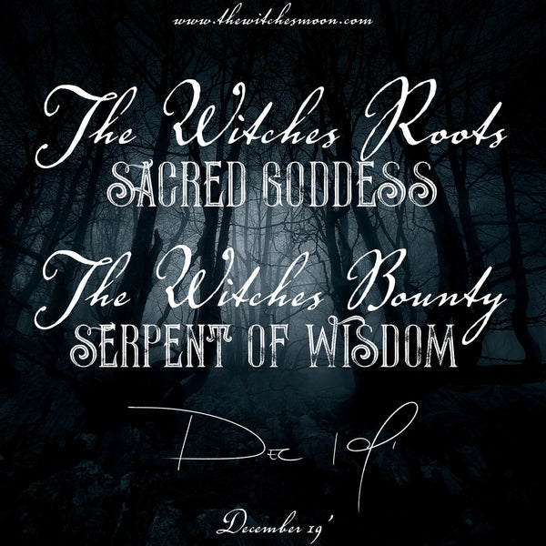 The Witches Roots™ & The Witches Bounty™ December 2019 Themes Revealed!
