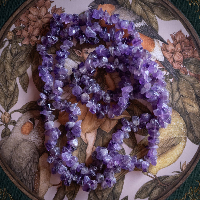 Amethyst Chip Necklace