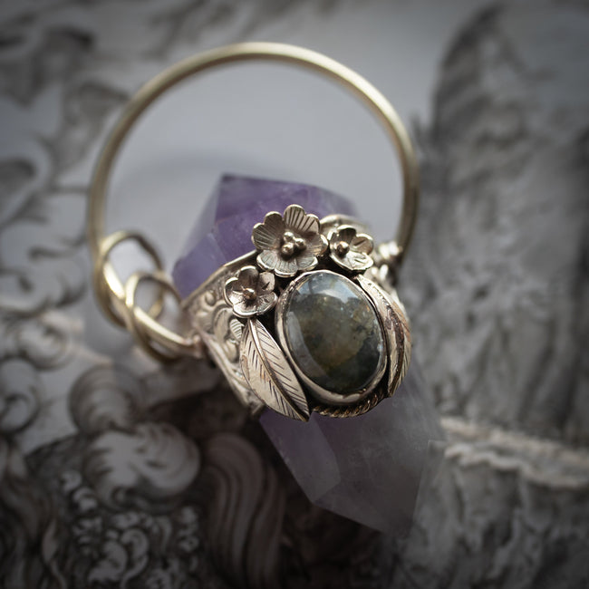 Amethyst & Labradorite Pendant