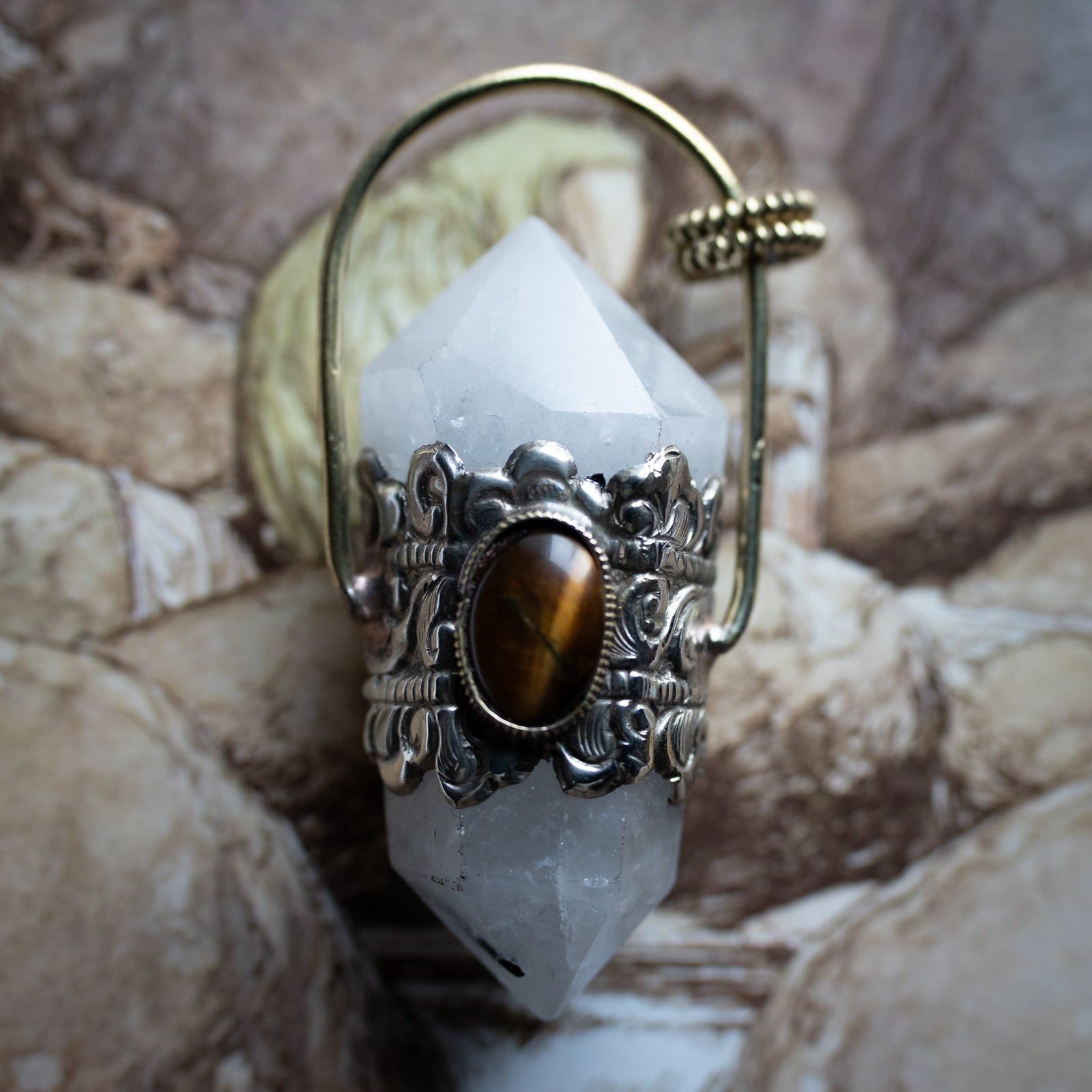 Rutilated Quartz Pendant