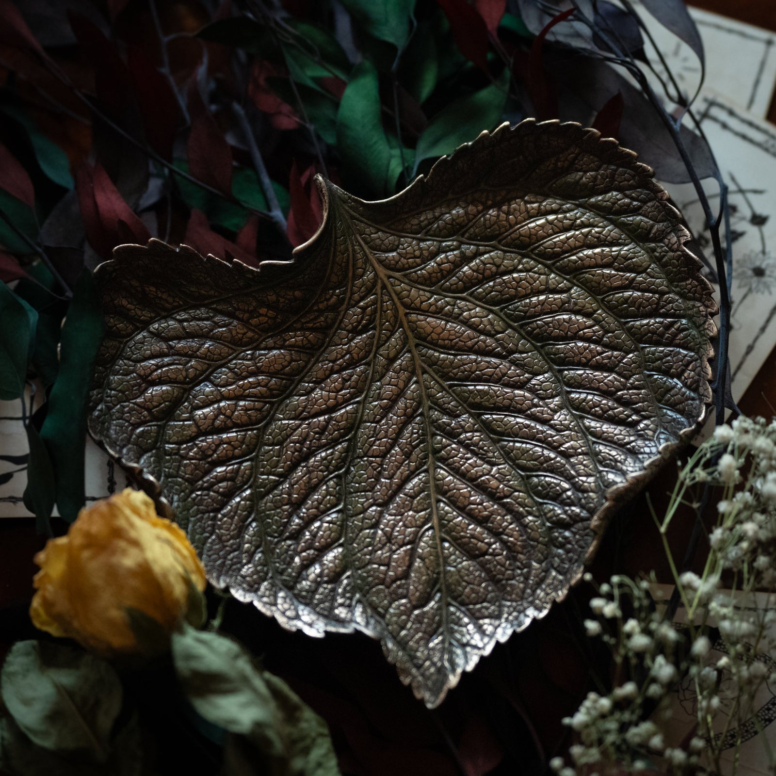 Hydrangea Leaf Dish