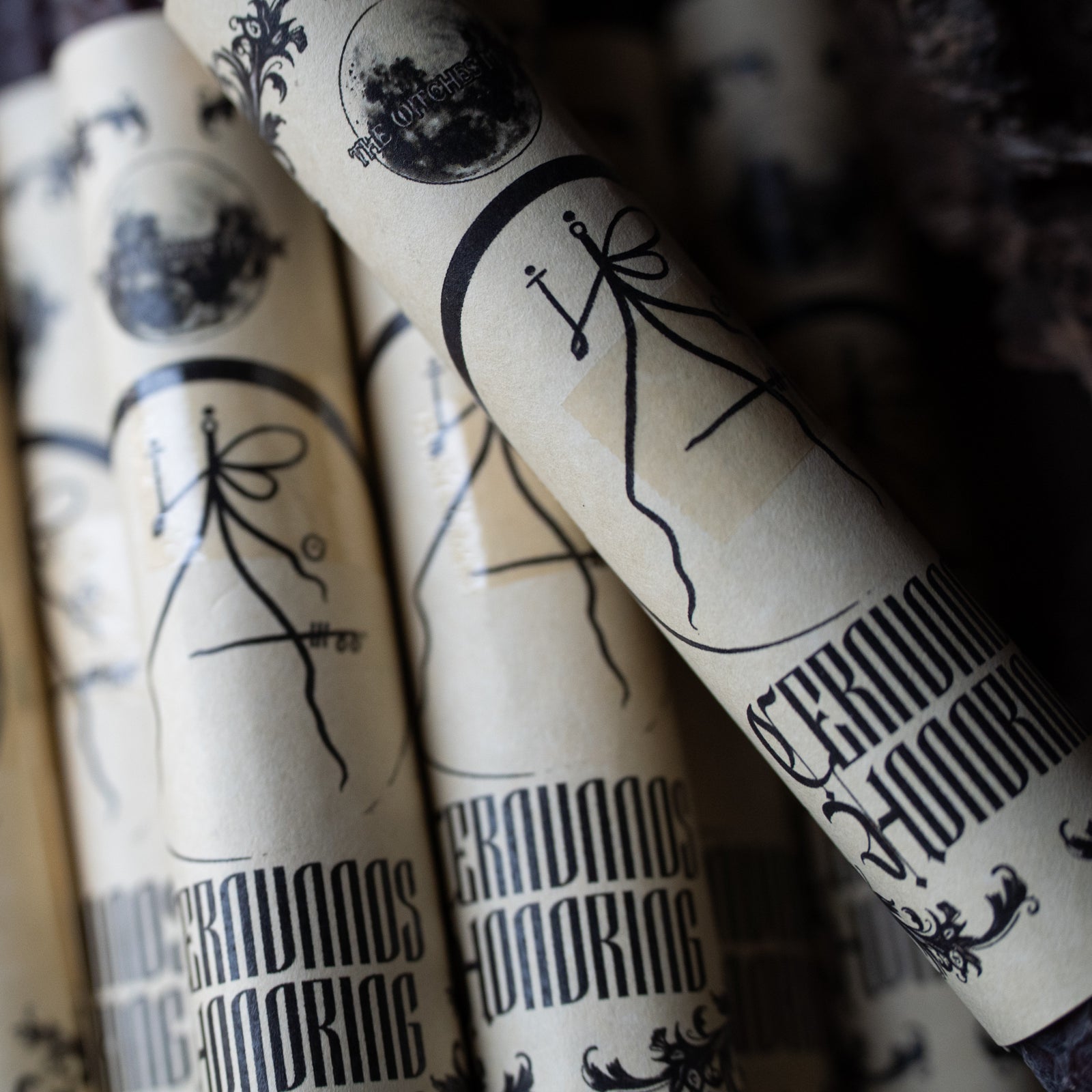 Cernunnos Honoring Beeswax Spell Candle