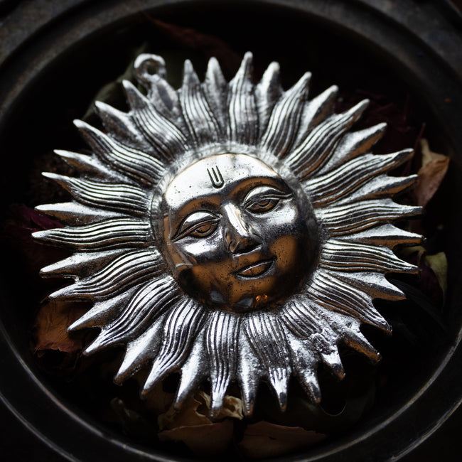 Silver Sun Plaque