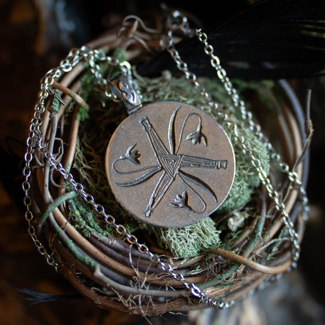 Brigid's Cross Pendant w/ Chain