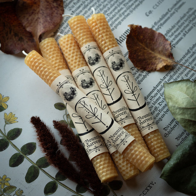 'A Bountiful Harvest' Beeswax Candle