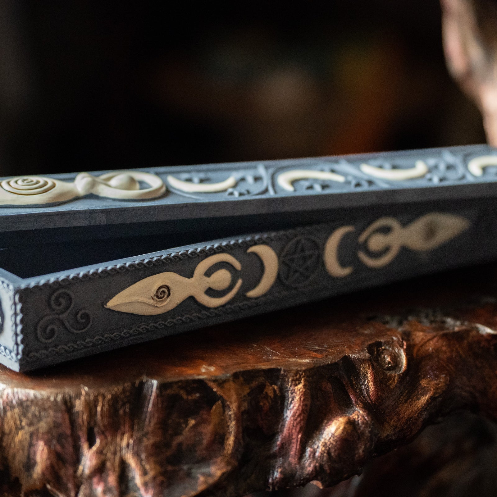 Spiral Goddess Incense Box
