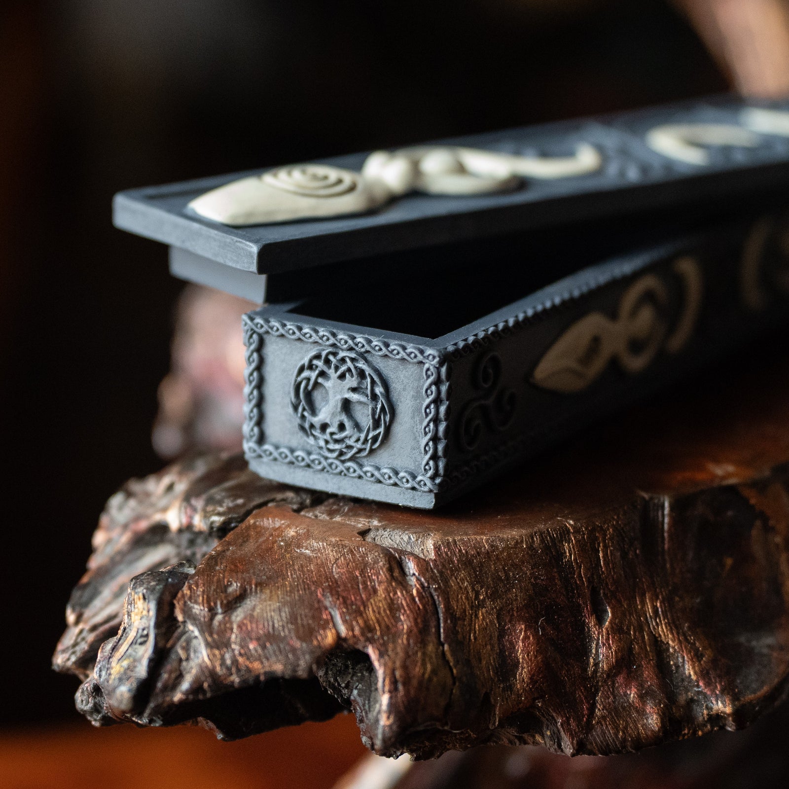 Spiral Goddess Incense Box