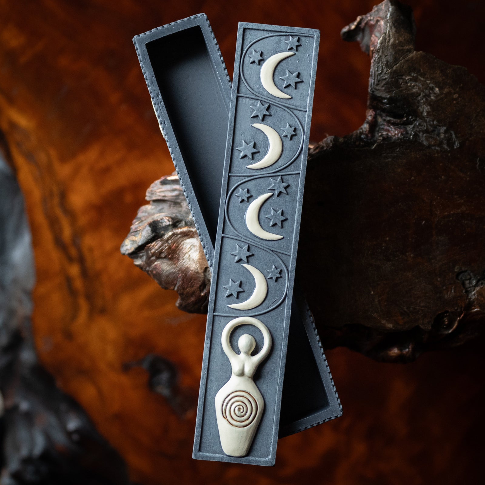 Spiral Goddess Incense Box