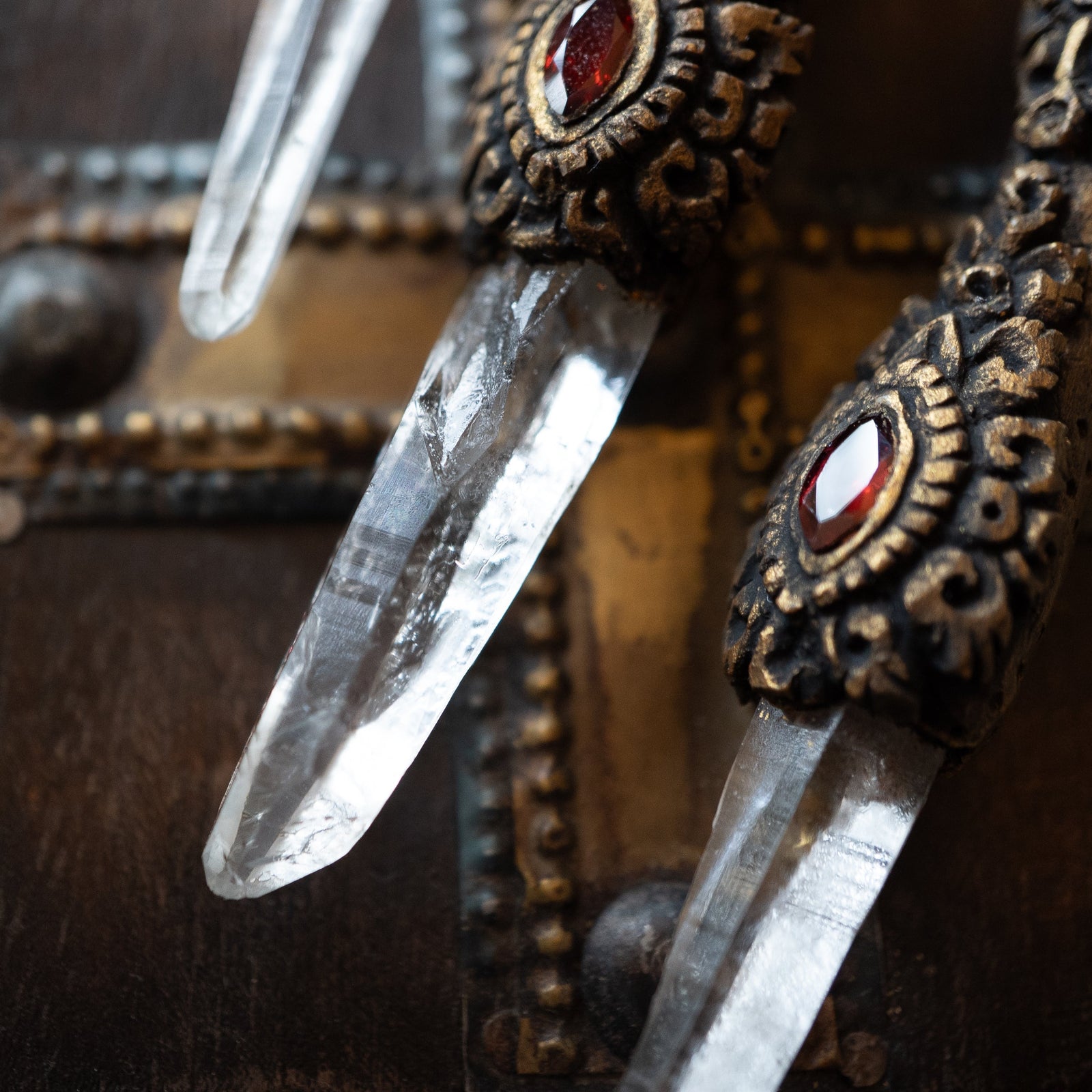 Hand-Crafted Crystal Wand Pendant