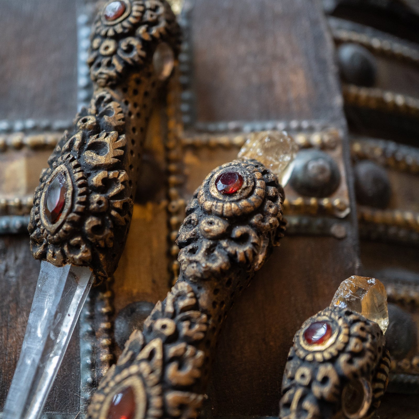 Hand-Crafted Crystal Wand Pendant