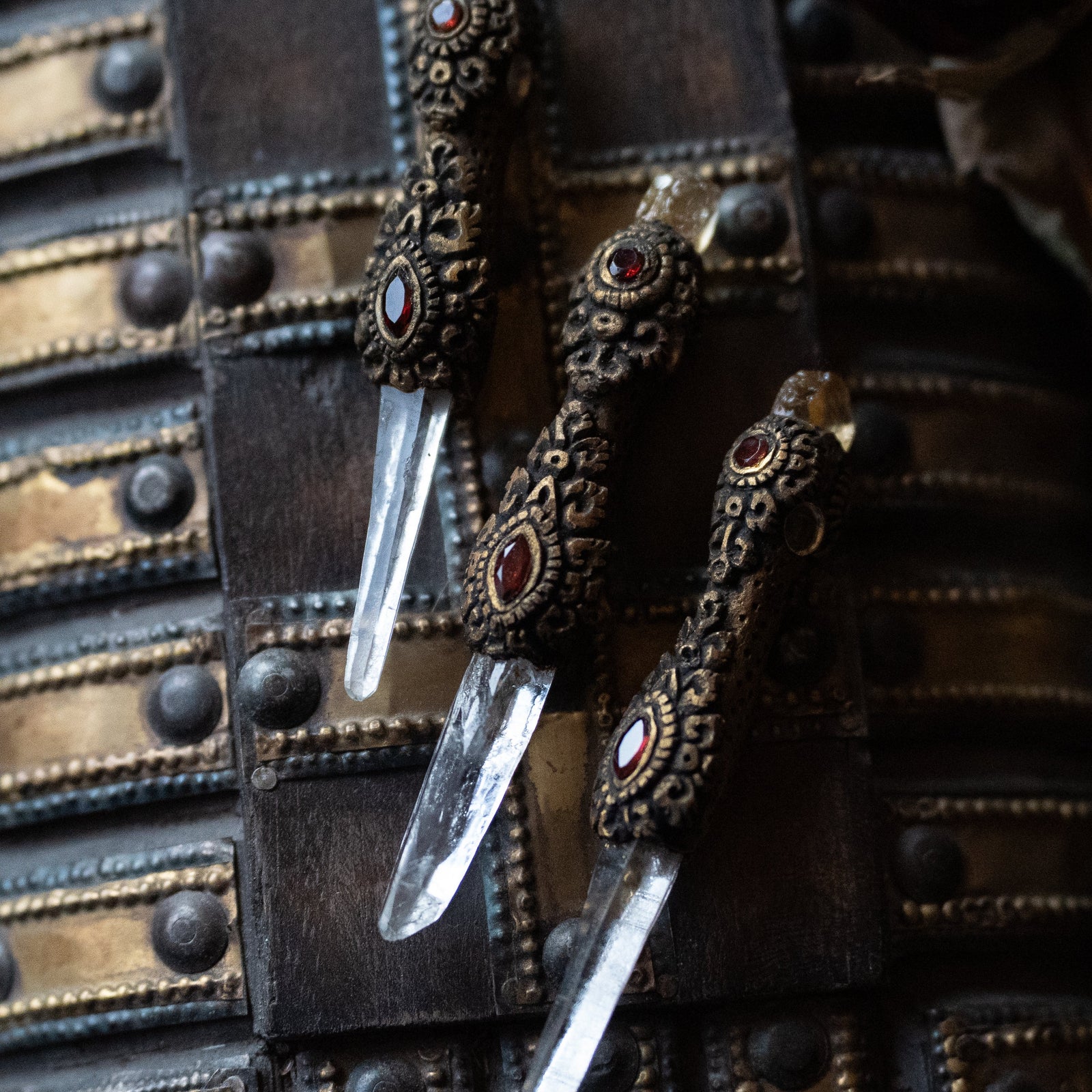 Hand-Crafted Crystal Wand Pendant