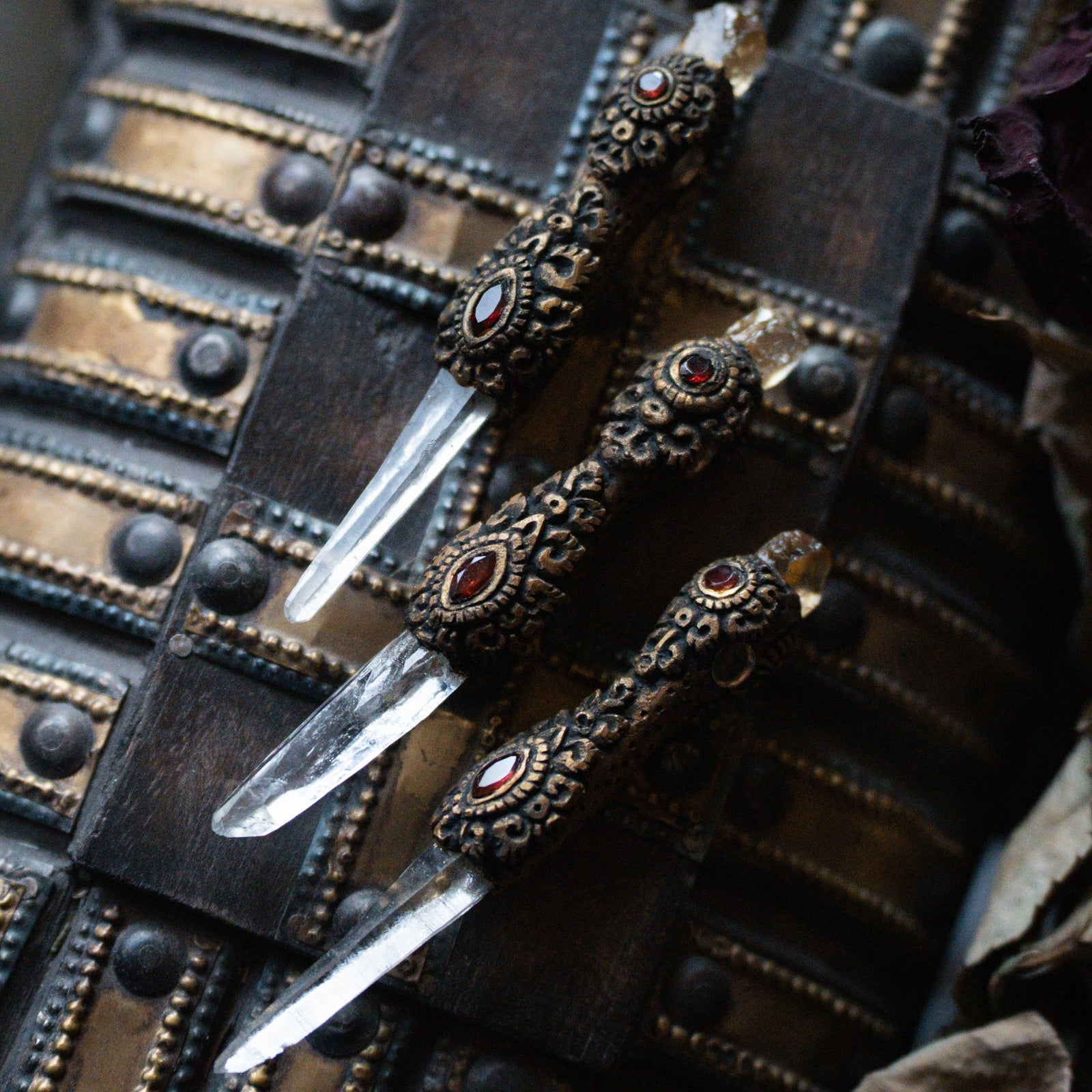 Hand-Crafted Crystal Wand Pendant