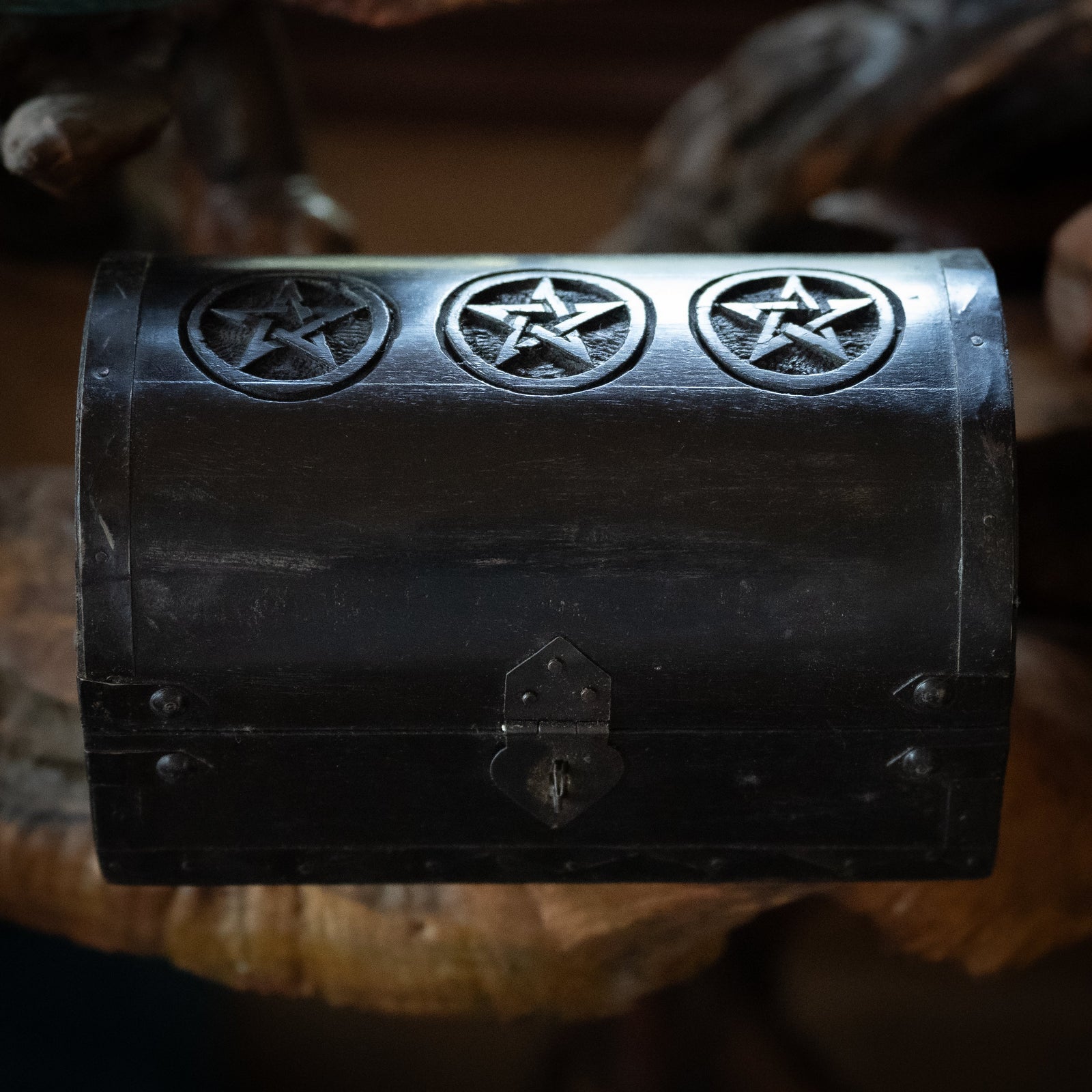 Pentagram Round Top Box