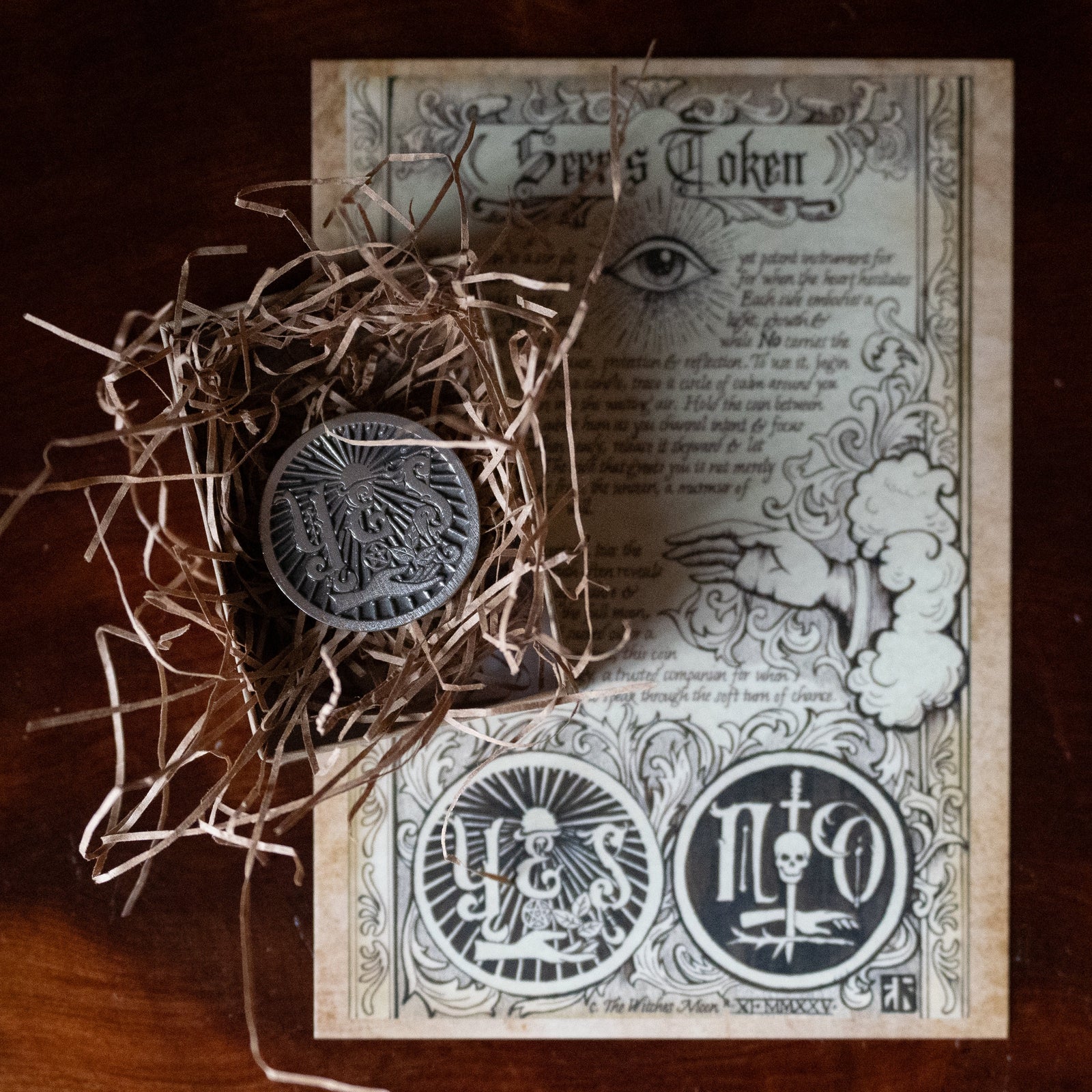 The Witch's Seeing Coin w/ Artwork