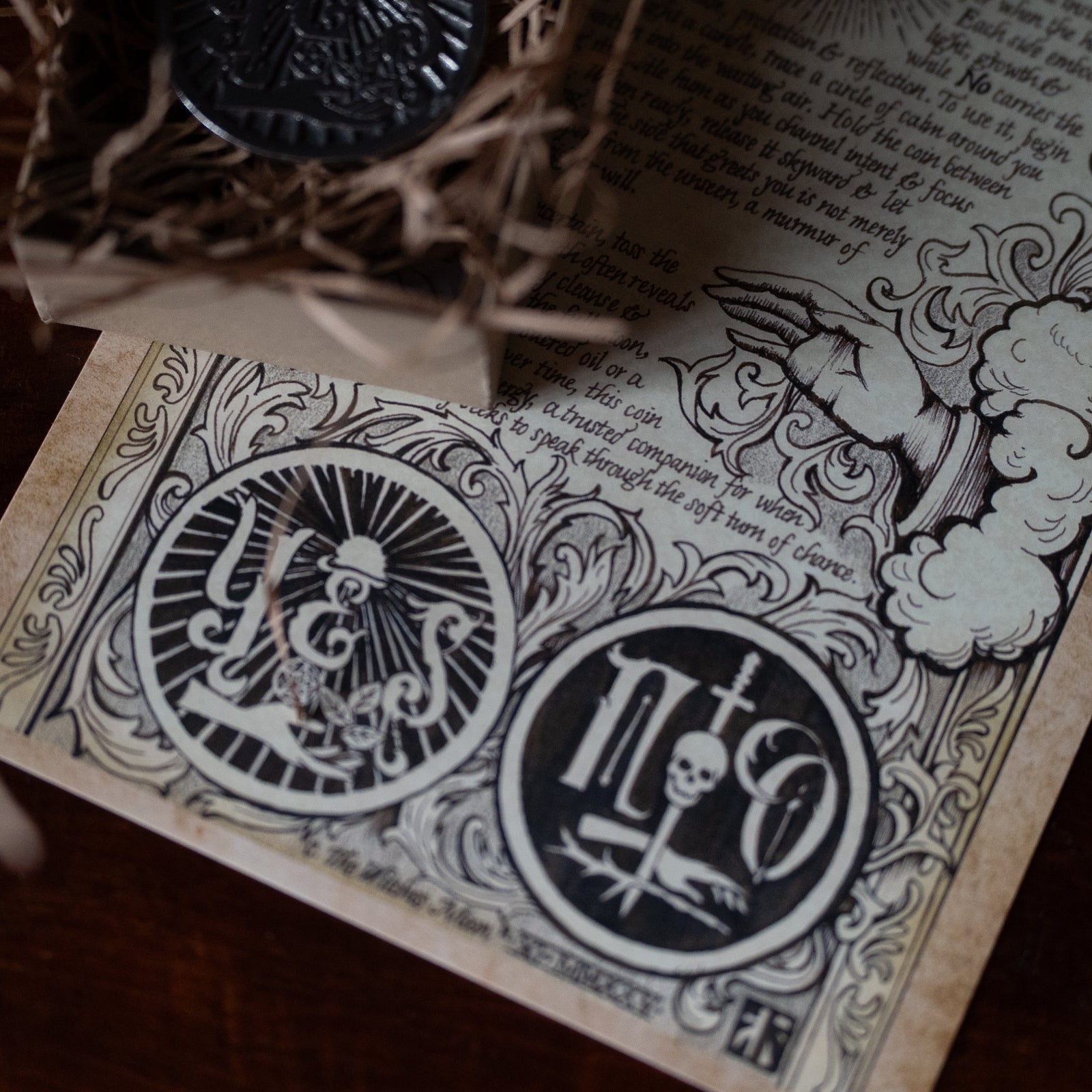 The Witch's Seeing Coin w/ Artwork