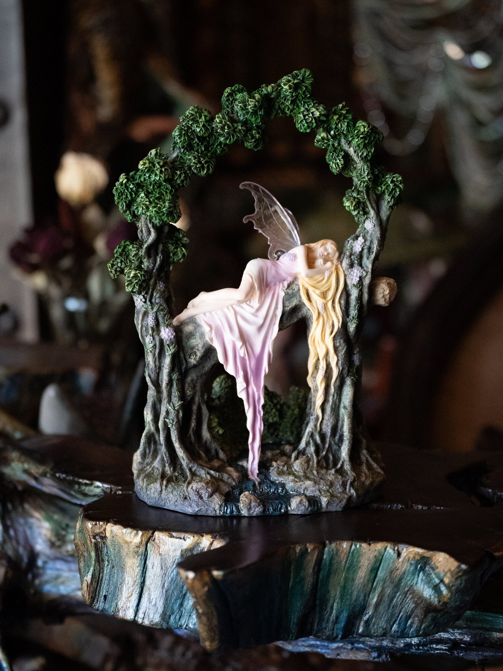 "Rockabye" Faerie Statue