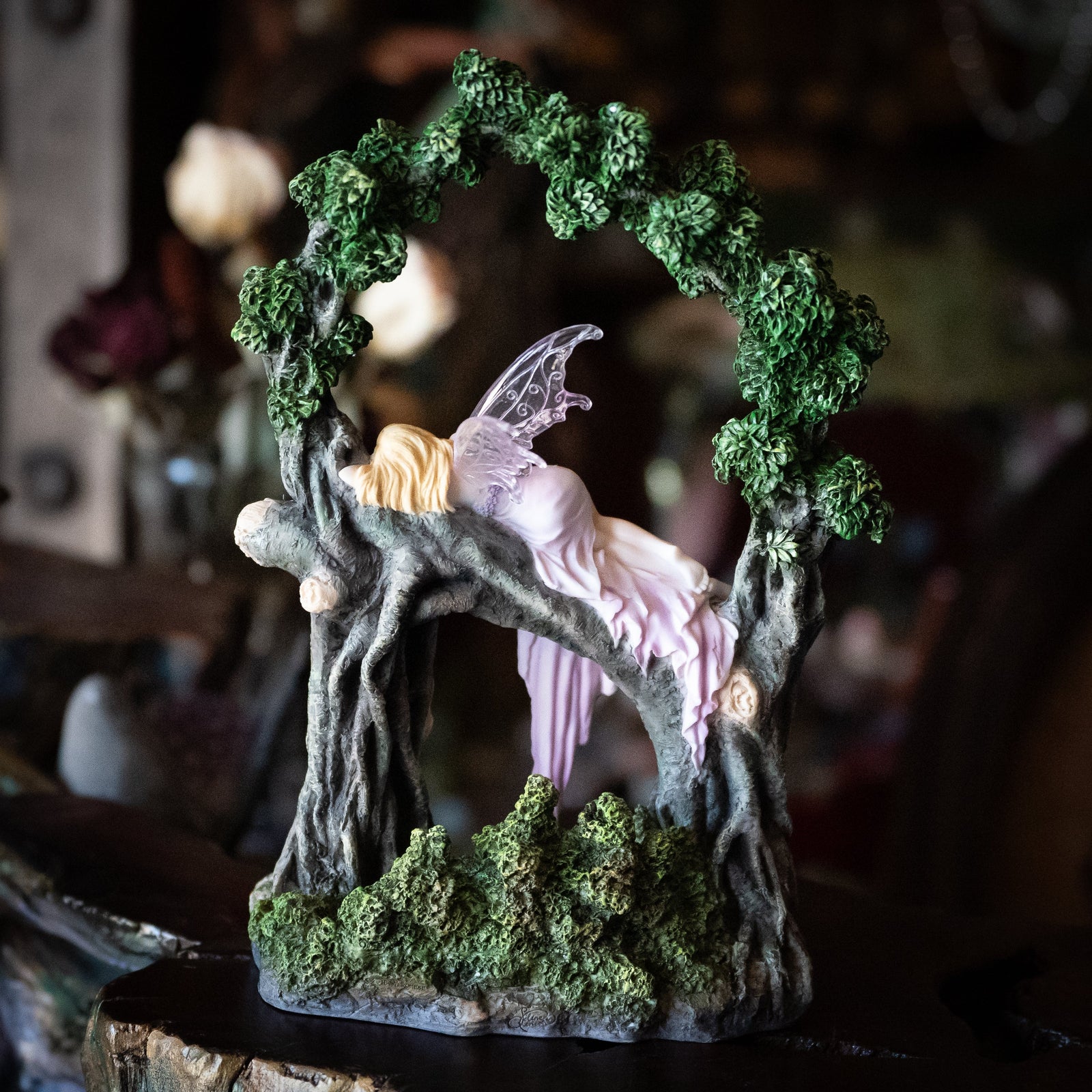 "Rockabye" Faerie Statue