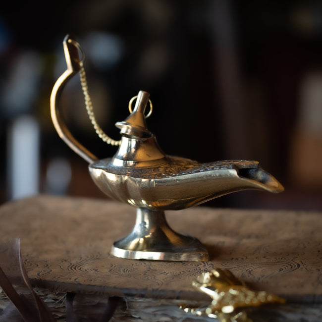Brass Lamp Incense Burner