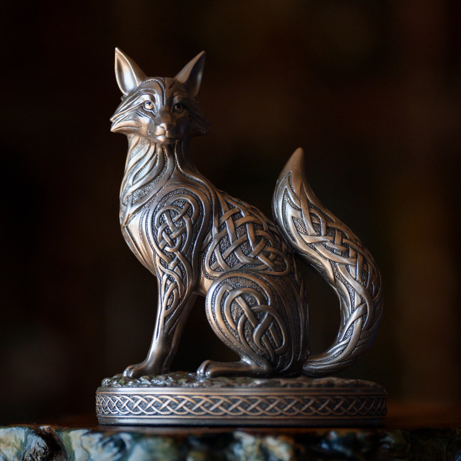 Celtic Fox Statue