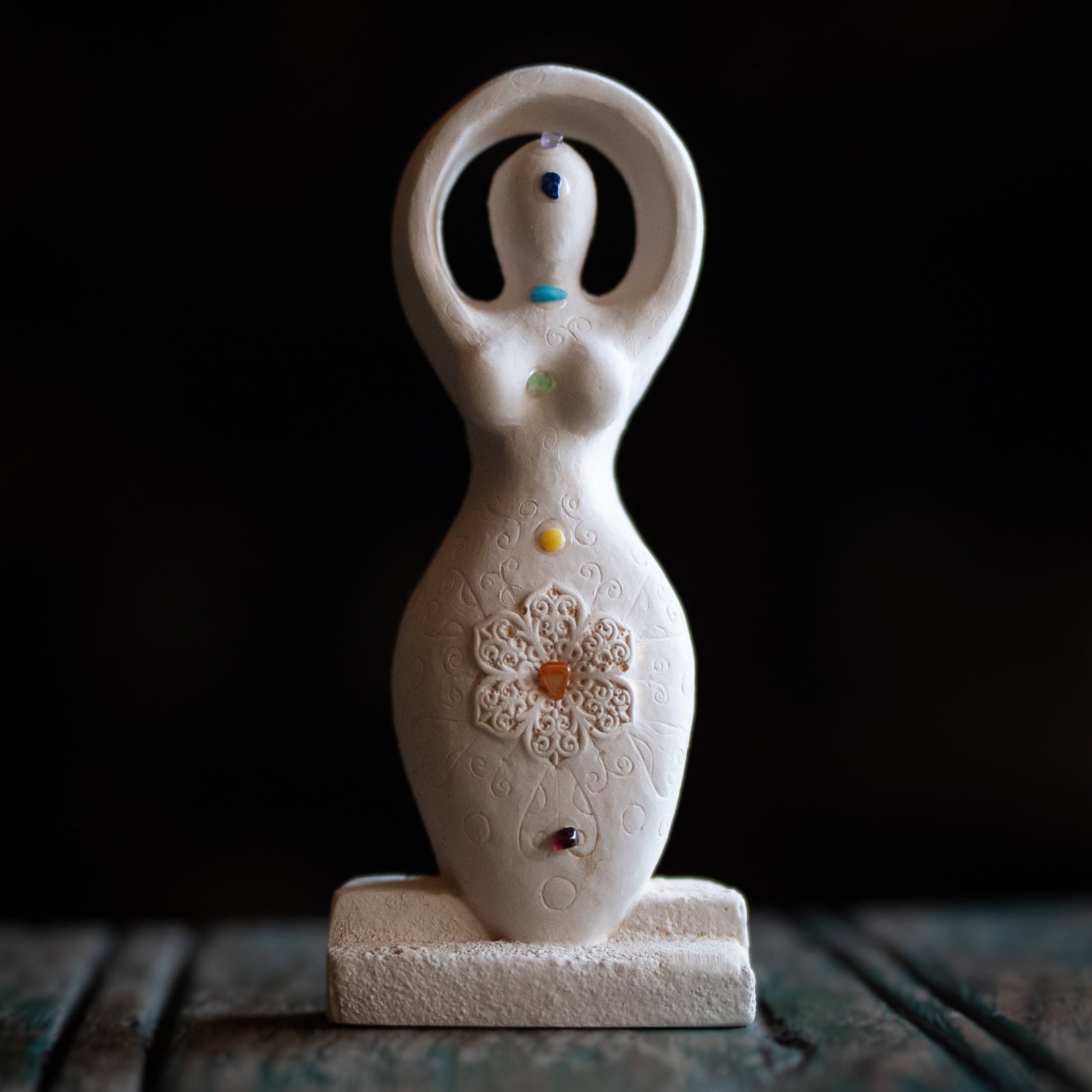 Chakra Goddess (Gypsum)