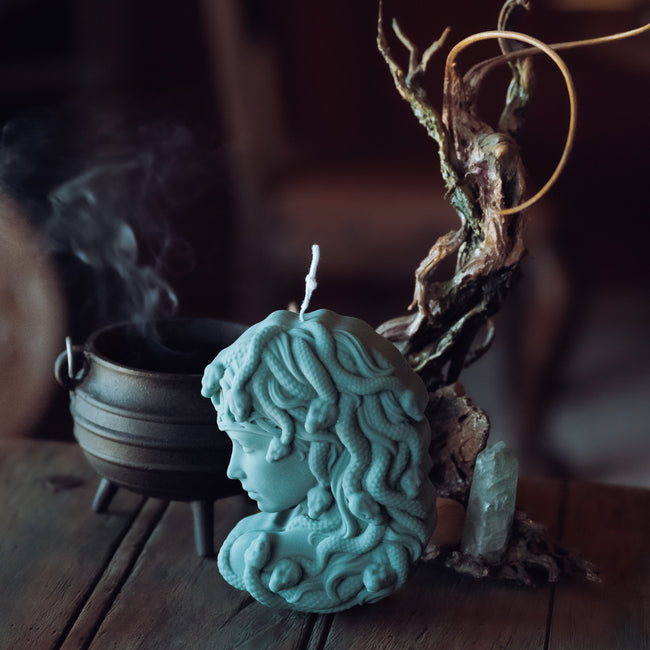Large Medusa Candle