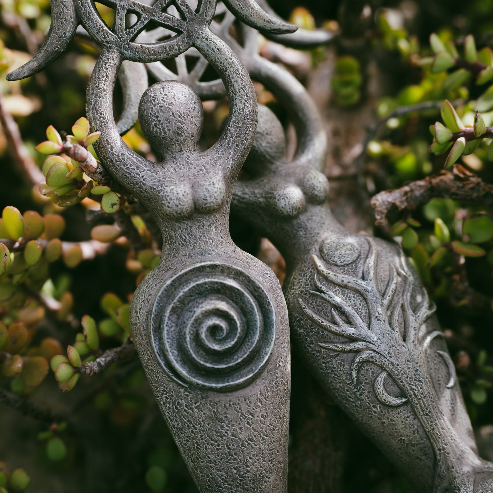 Spiral Goddess Statue