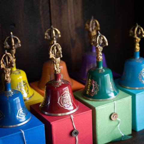 Orange "Sacral Chakra" Tibetan Bell (Note "C")