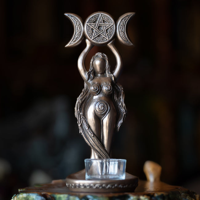 Spiral Goddess Candle Holder