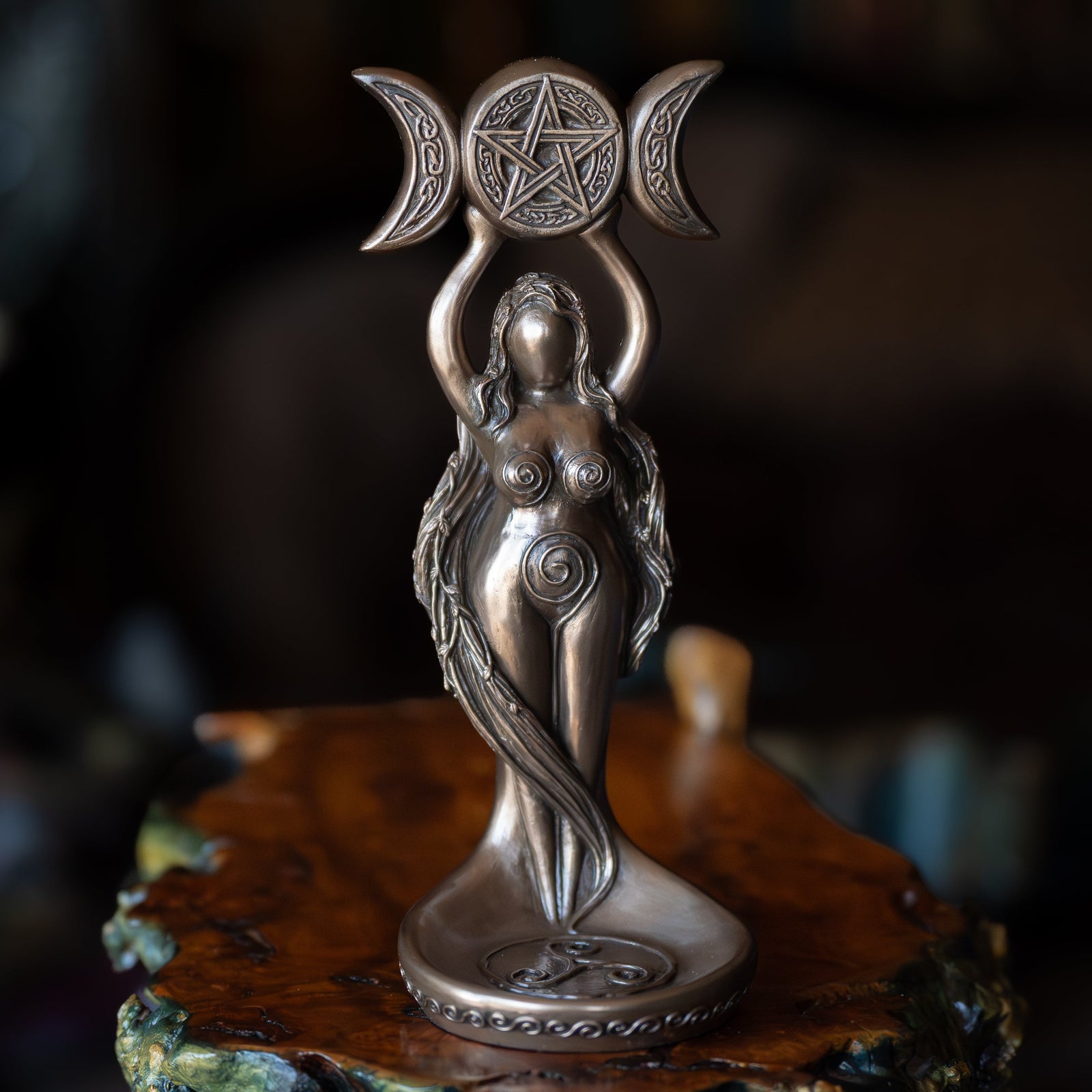 Spiral Goddess Candle Holder