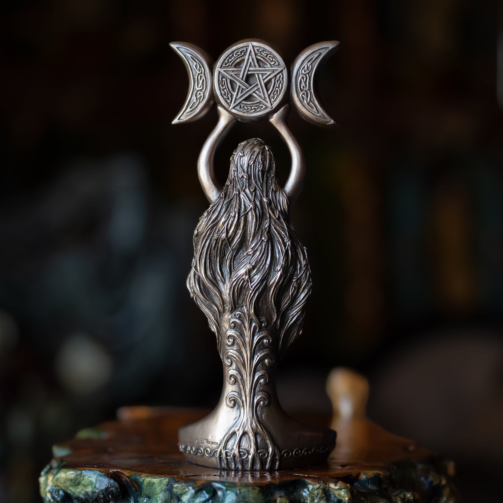 Spiral Goddess Candle Holder