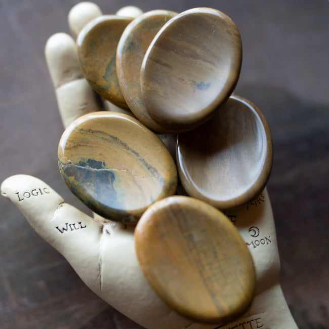 Ocean Jasper Worry Stone