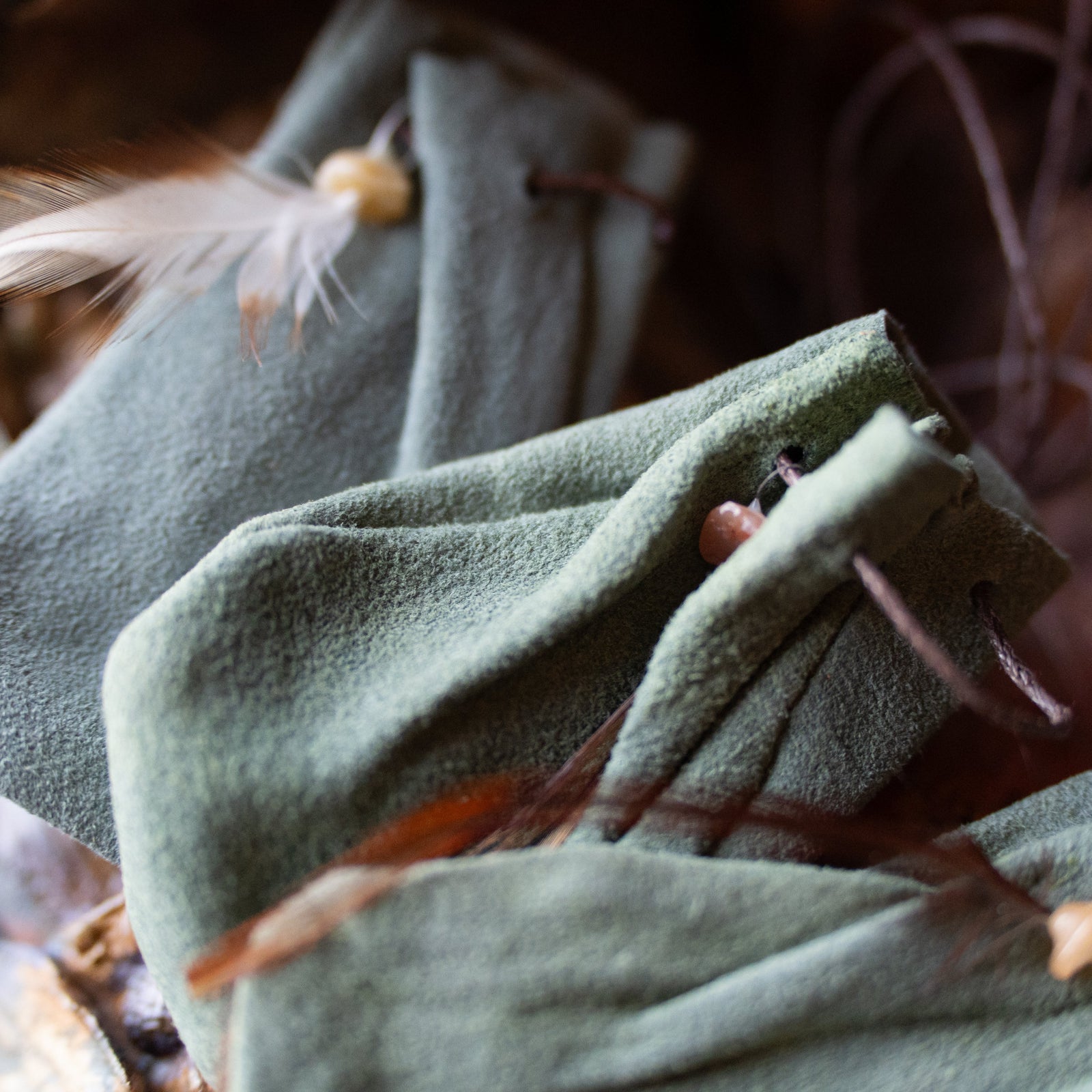 Mojo Bag ~ Olive Green