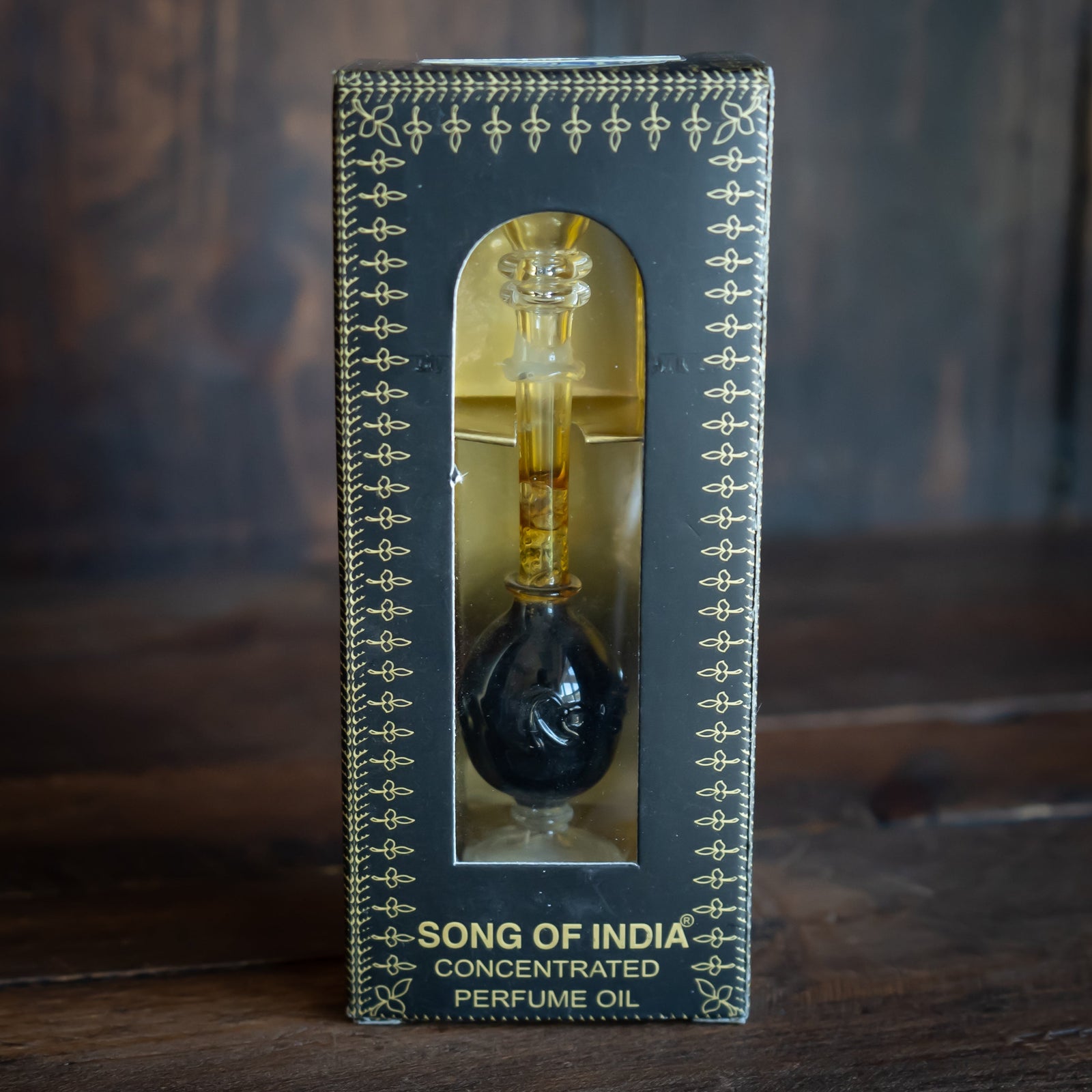 Amber Perfume Oil - Handmade Glass Bottle