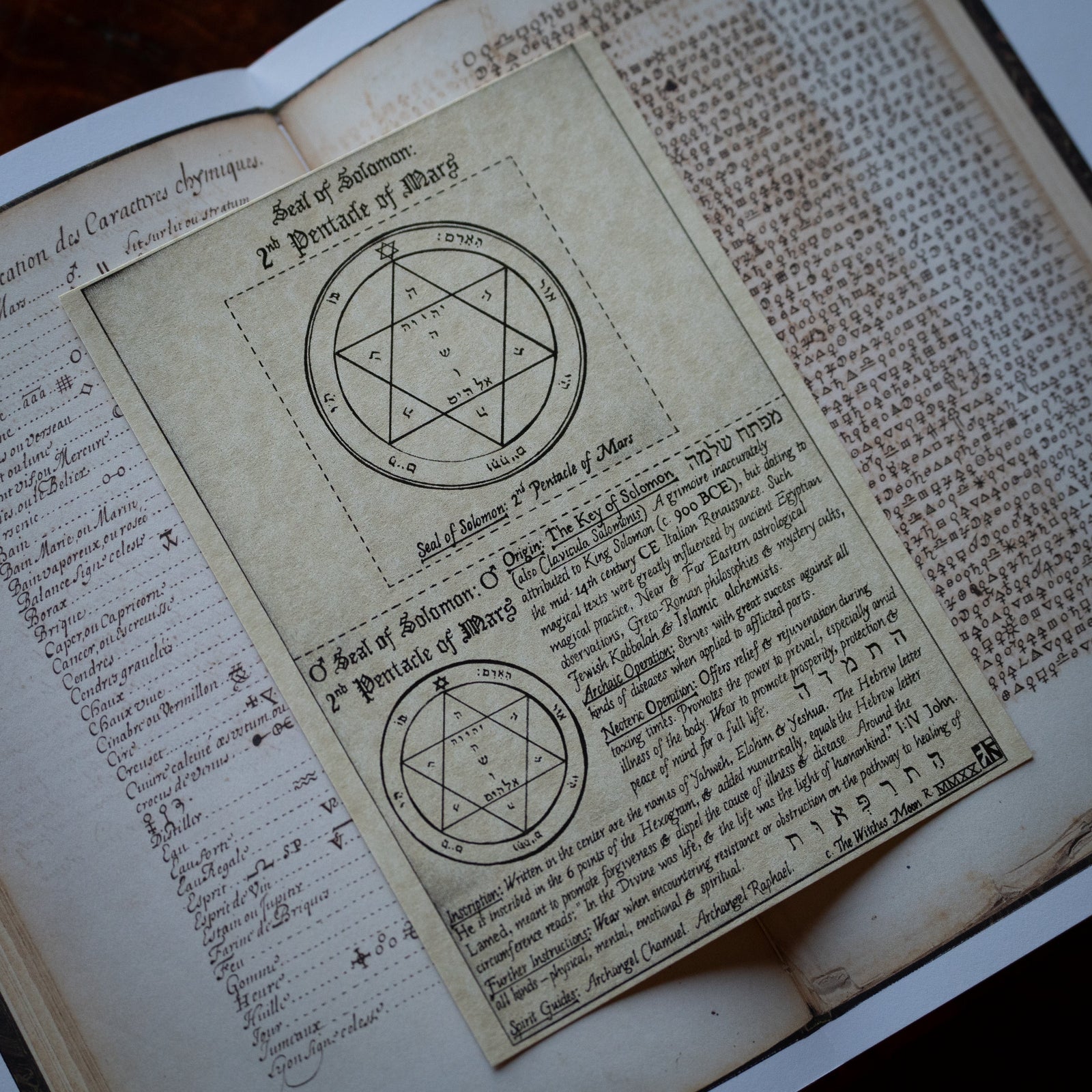 2nd Pentacle of Mars Book of Shadows Artwork