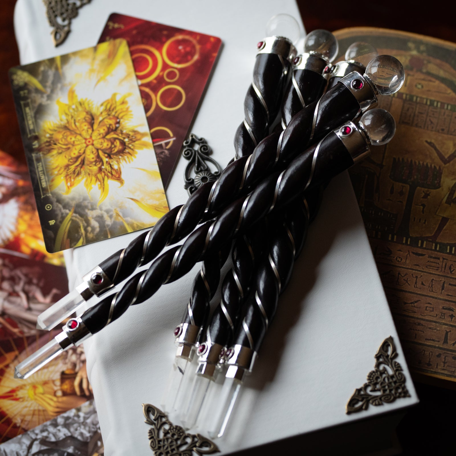 Twisted Rosewood Wand