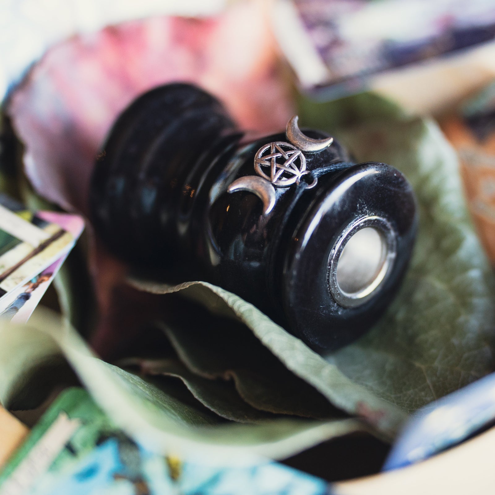 Pentacle Chime Candle Holder