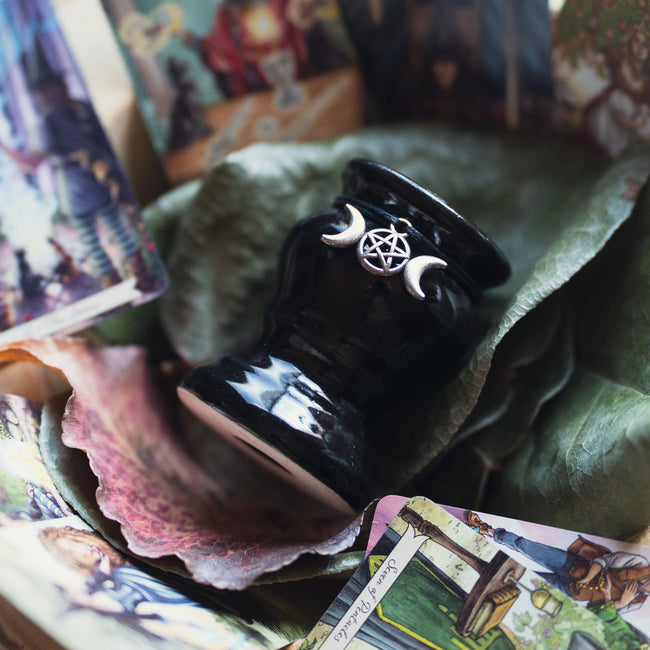 Pentacle Chime Candle Holder