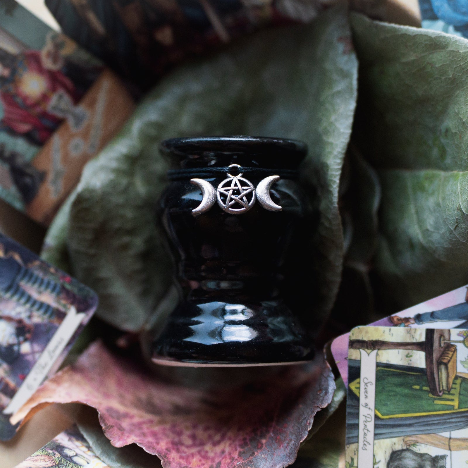 Pentacle Chime Candle Holder