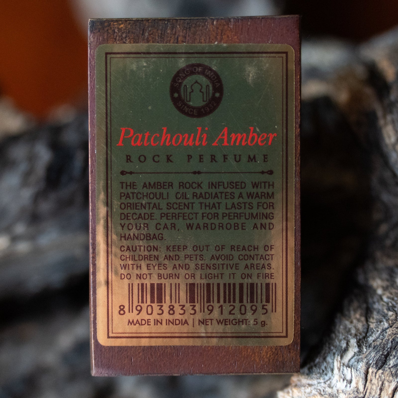 Patchouli Amber Rock Perfume