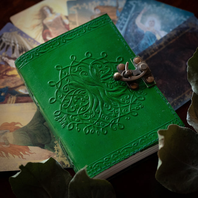 Leather Tree of Life Book of Shadows