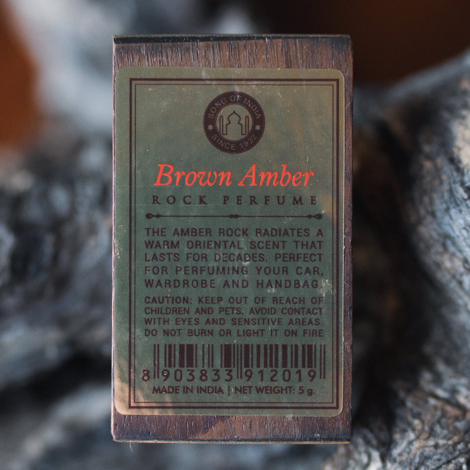 Brown Amber Rock Perfume