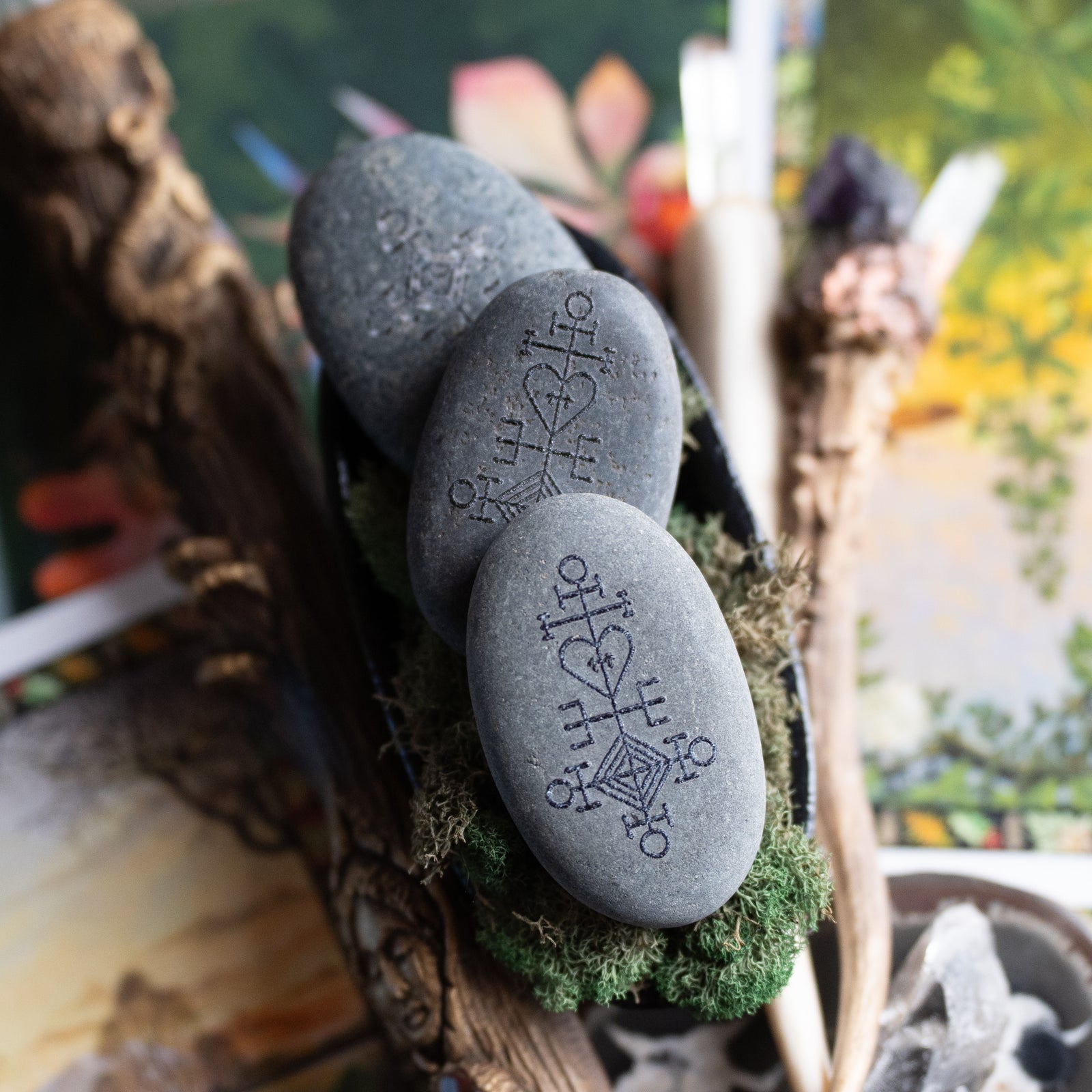 Icelandic Love Charm Palm Stone (x1)