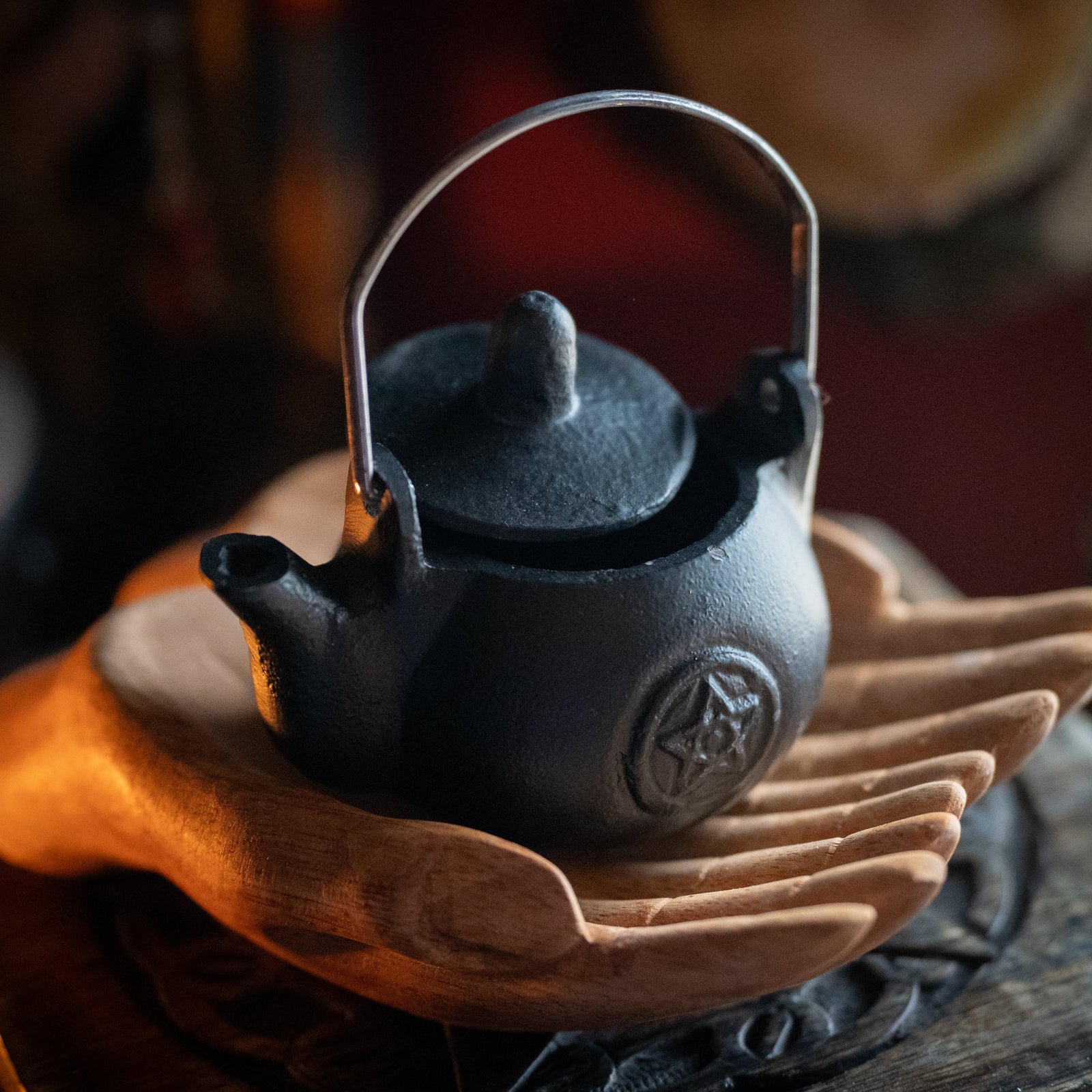 Cast Iron Kettle Cauldron