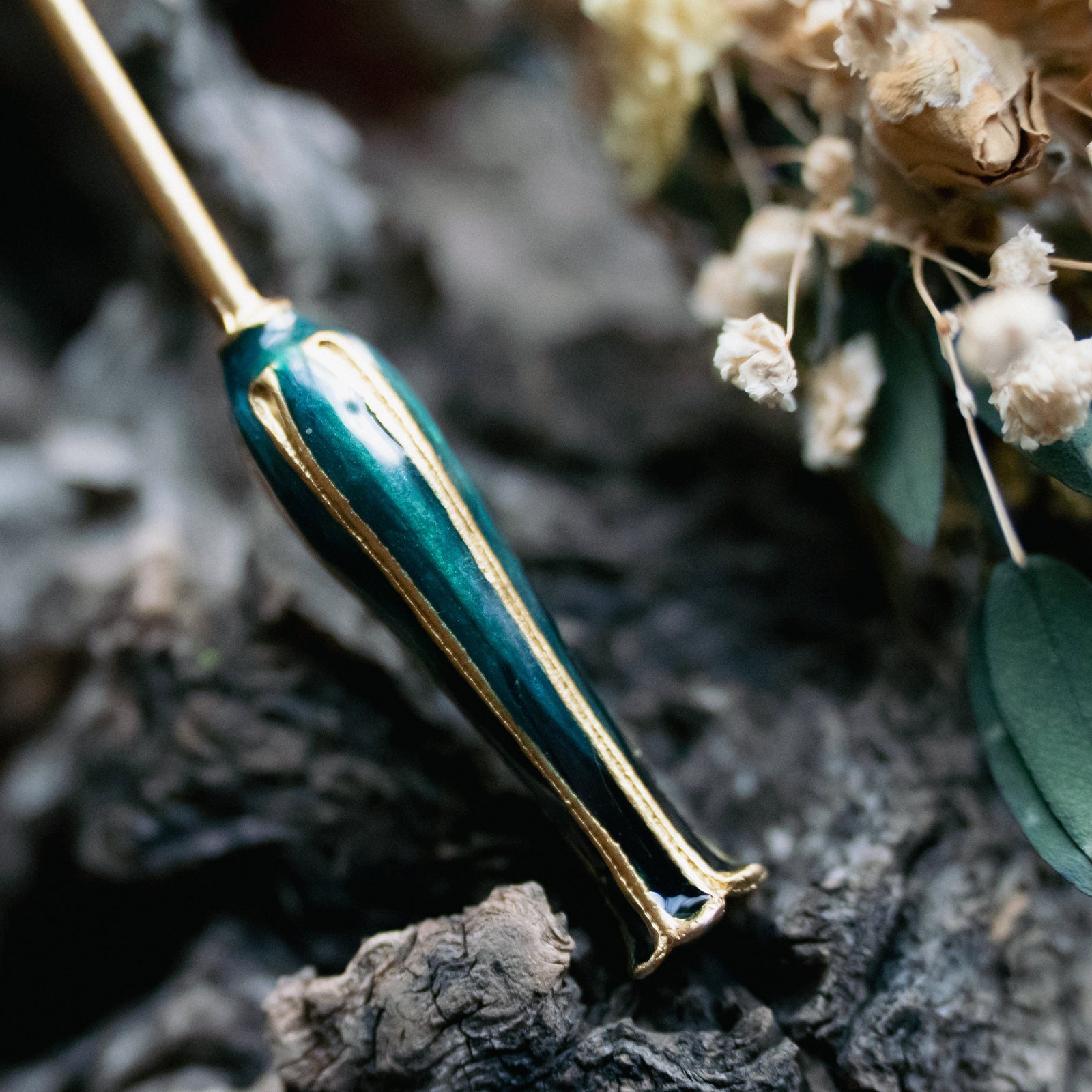 Ornate Floral Candle Snuffer