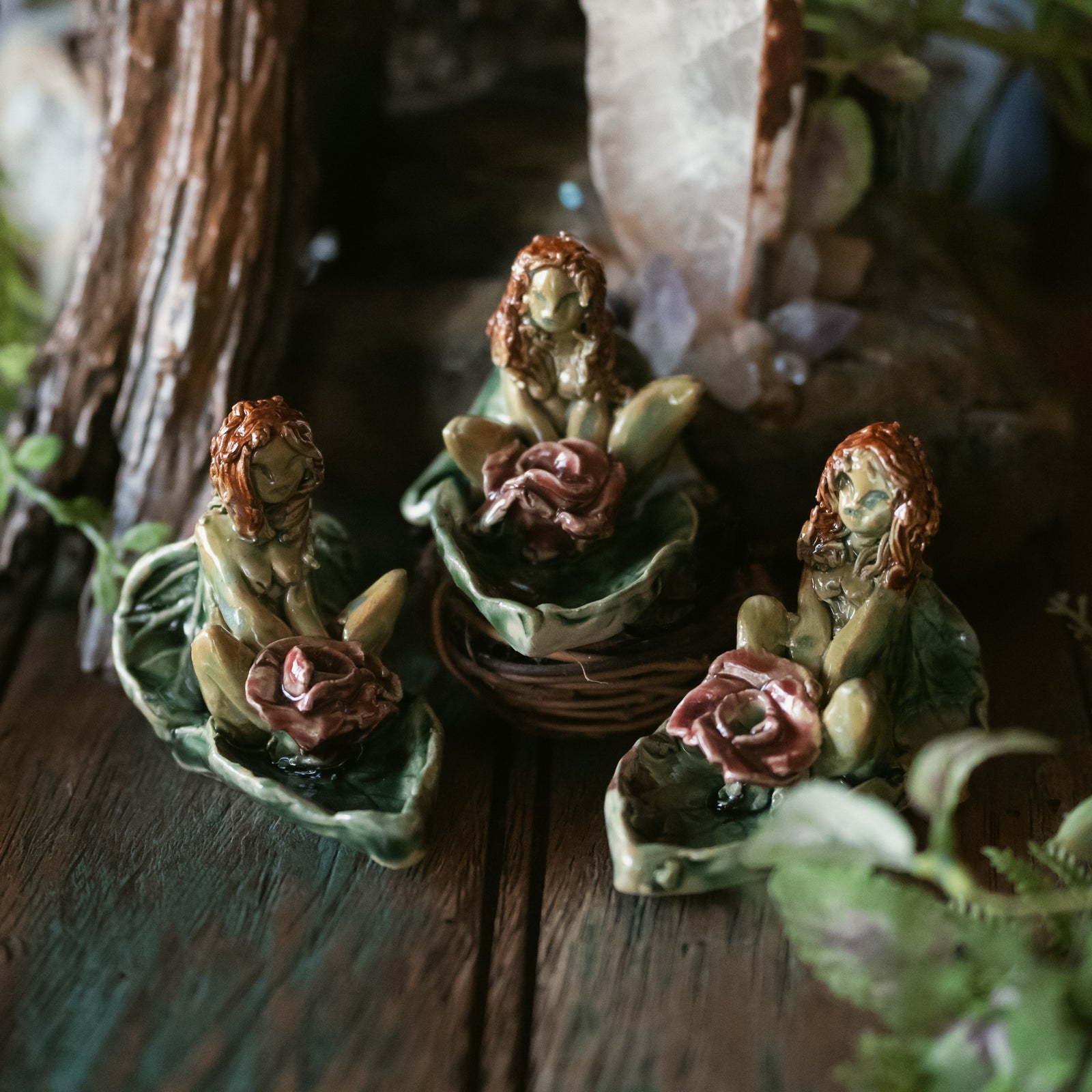 Hand-Sculpted Faywood Faerie