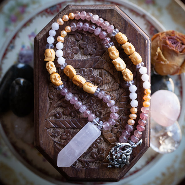 "Honoring the Ancestors" Intention Necklace (21")